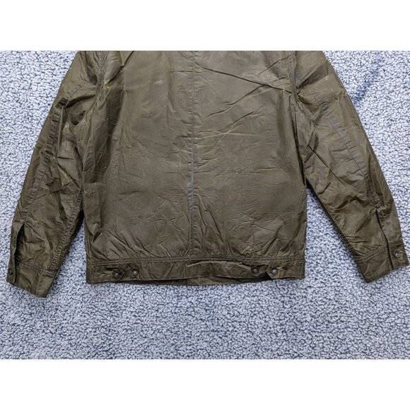 Taylor Stitch Long Haul Waxed Canvas Trucker Jacket Mens 40 Wool Blanket Lined - Picture 9 of 15
